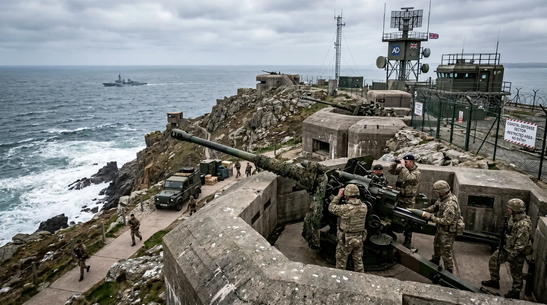 Coastal defense sector